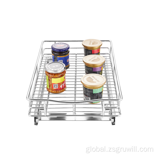 Pull Out Drawer Storage Basket Stainless Steel Pull Out Drawer Storage Baskets Supplier